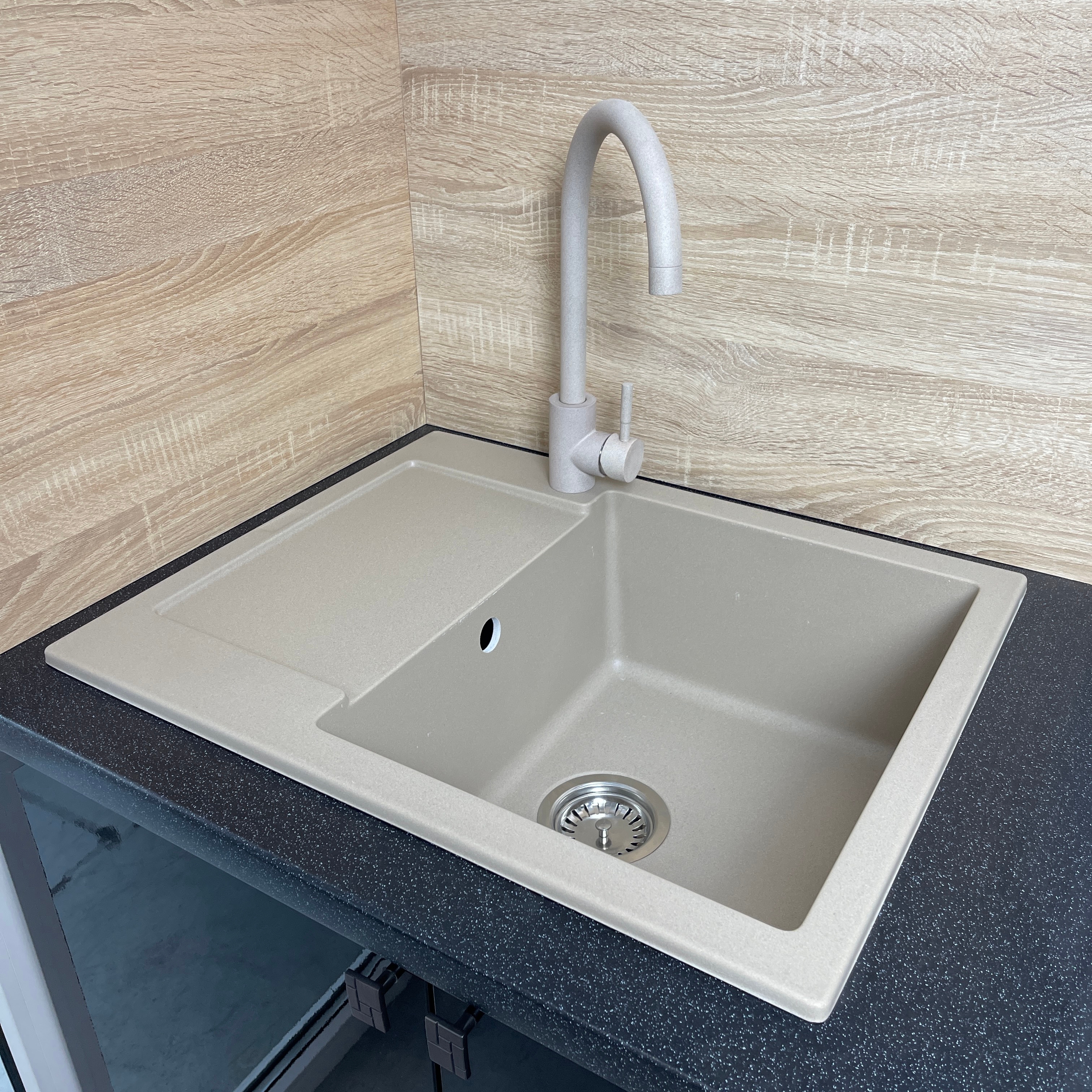 Кухонна мийка Adamant Minimal 615x495x200мм сахара (1824296902302) відгуки - зображення 5