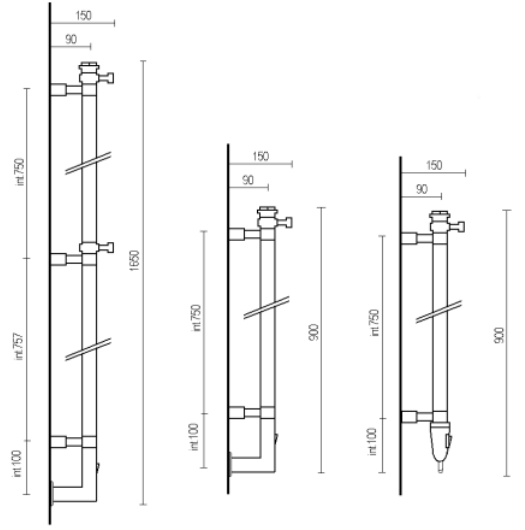 Margaroli Arcobaleno 616L (616-L-SN) Габаритные размеры
