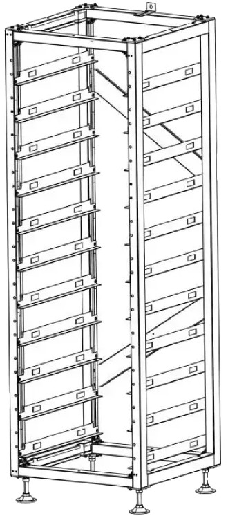 Стійка Deye BOS-A 11-рівнів (BOS-A-Rack-11) ціна 19500 грн - фотографія 2