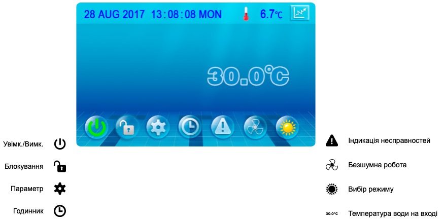 Тепловий насос Aquajoy Optimus 35T (AV-HPMX35) зовнішній вигляд - фото 9