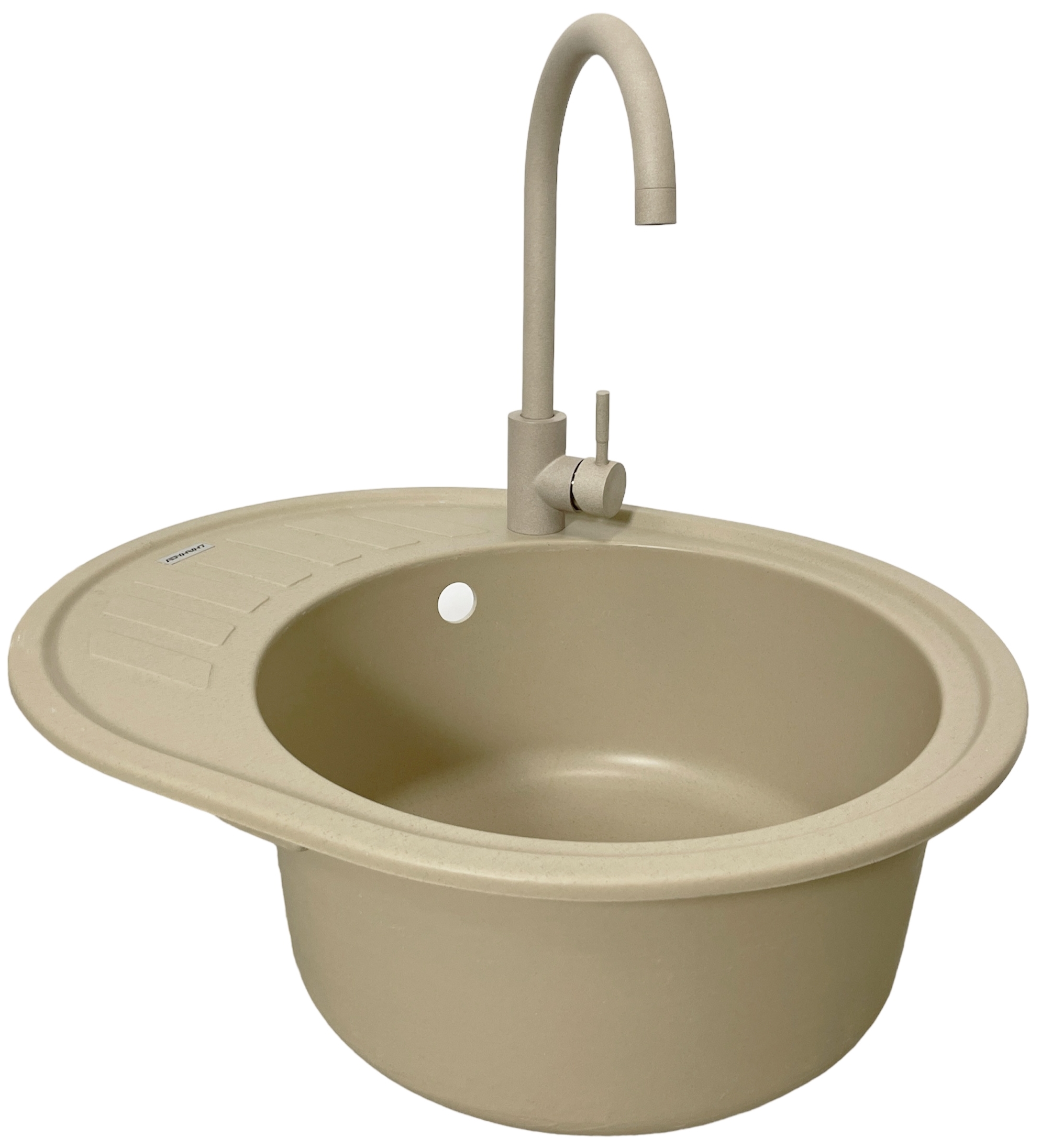 Кухонна мийка Adamant Ovum 615x495x200мм сахара (1824296910402)