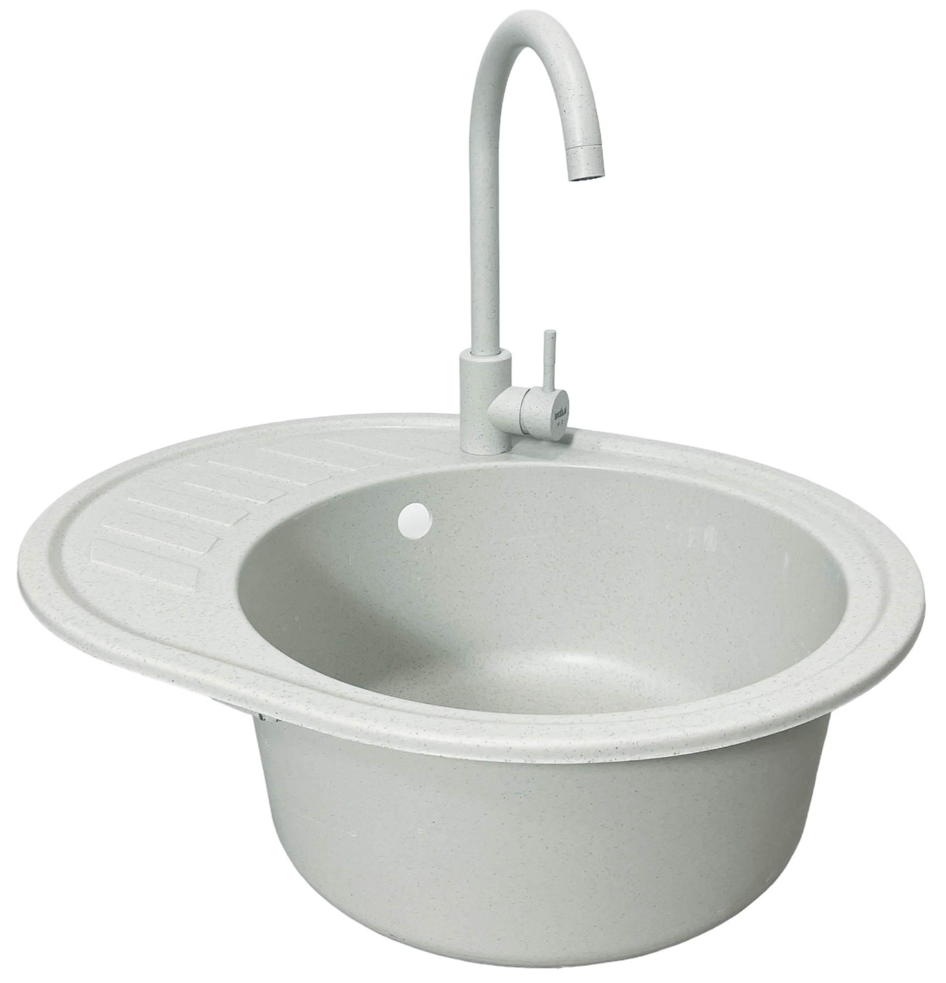 Кухонна мийка Adamant Ovum 615x495x200мм old stone (1824296910410)