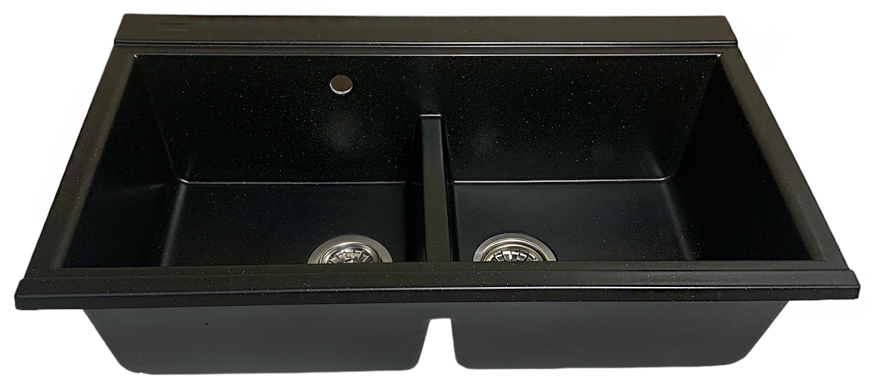 Кухонна мийка Adamant Similar 885x505x230мм чорний (4824296106503) ціна 9748 грн - фотографія 2