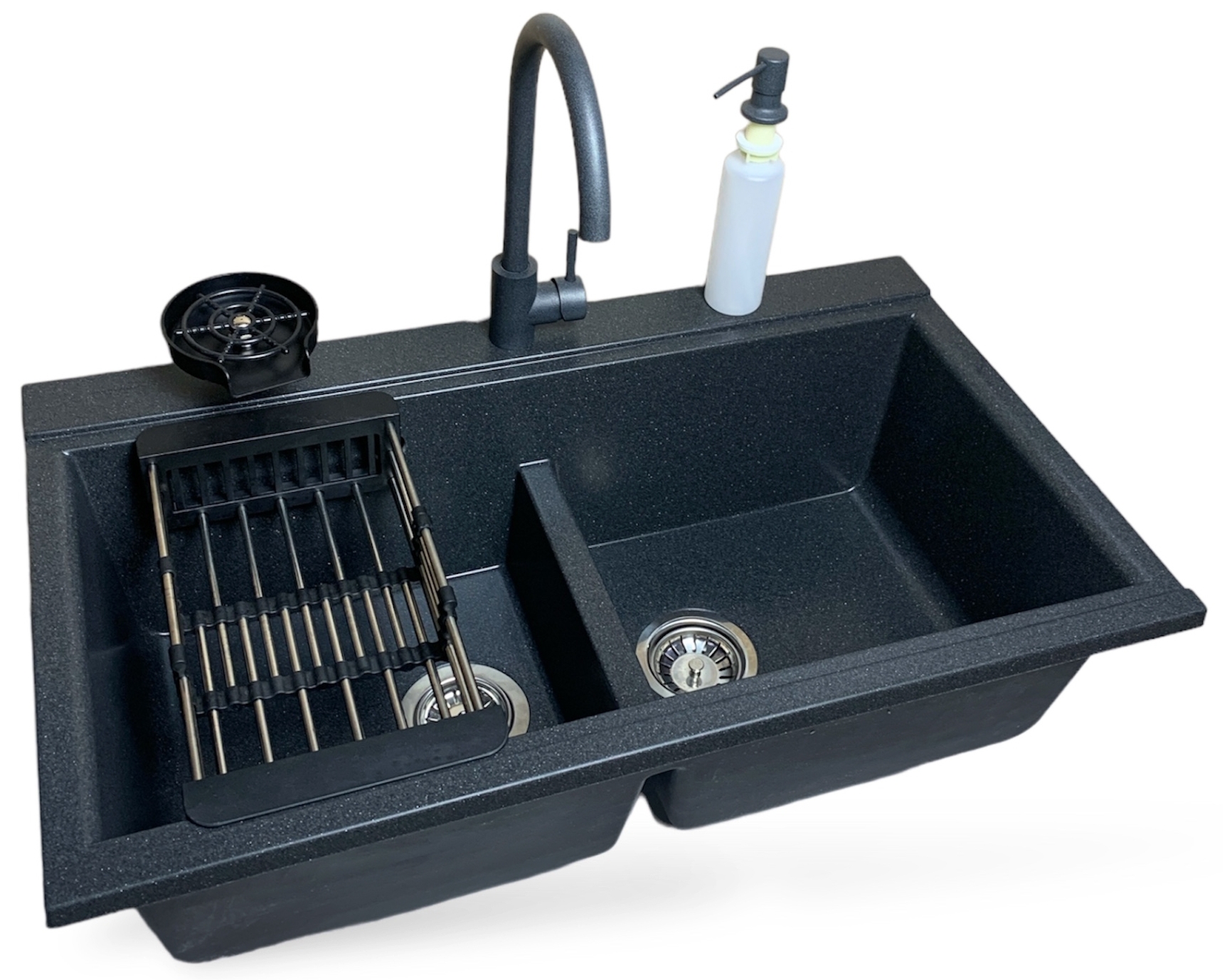 Кухонна мийка Adamant Similar 885x505x230мм графіт (4824296106513)