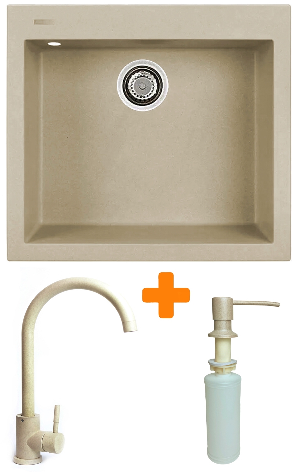 Кухонная мойка Adamant Univer 560x500x200мм сахара (4824296902102) цена 5887 грн - фотография 2