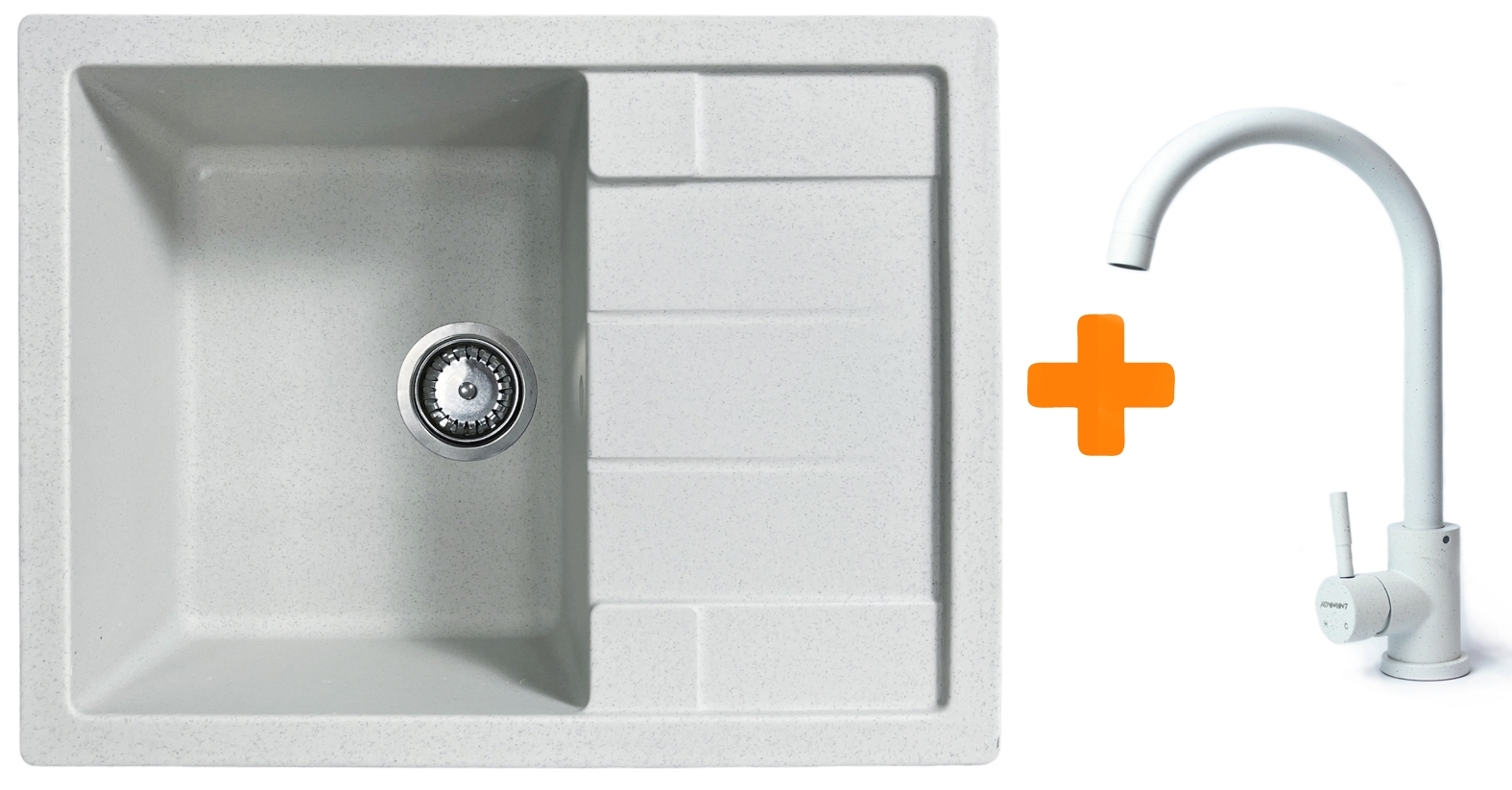 Кухонная мойка Adamant Anila 645x495x200мм old stone (182496910310) цена 5294 грн - фотография 2