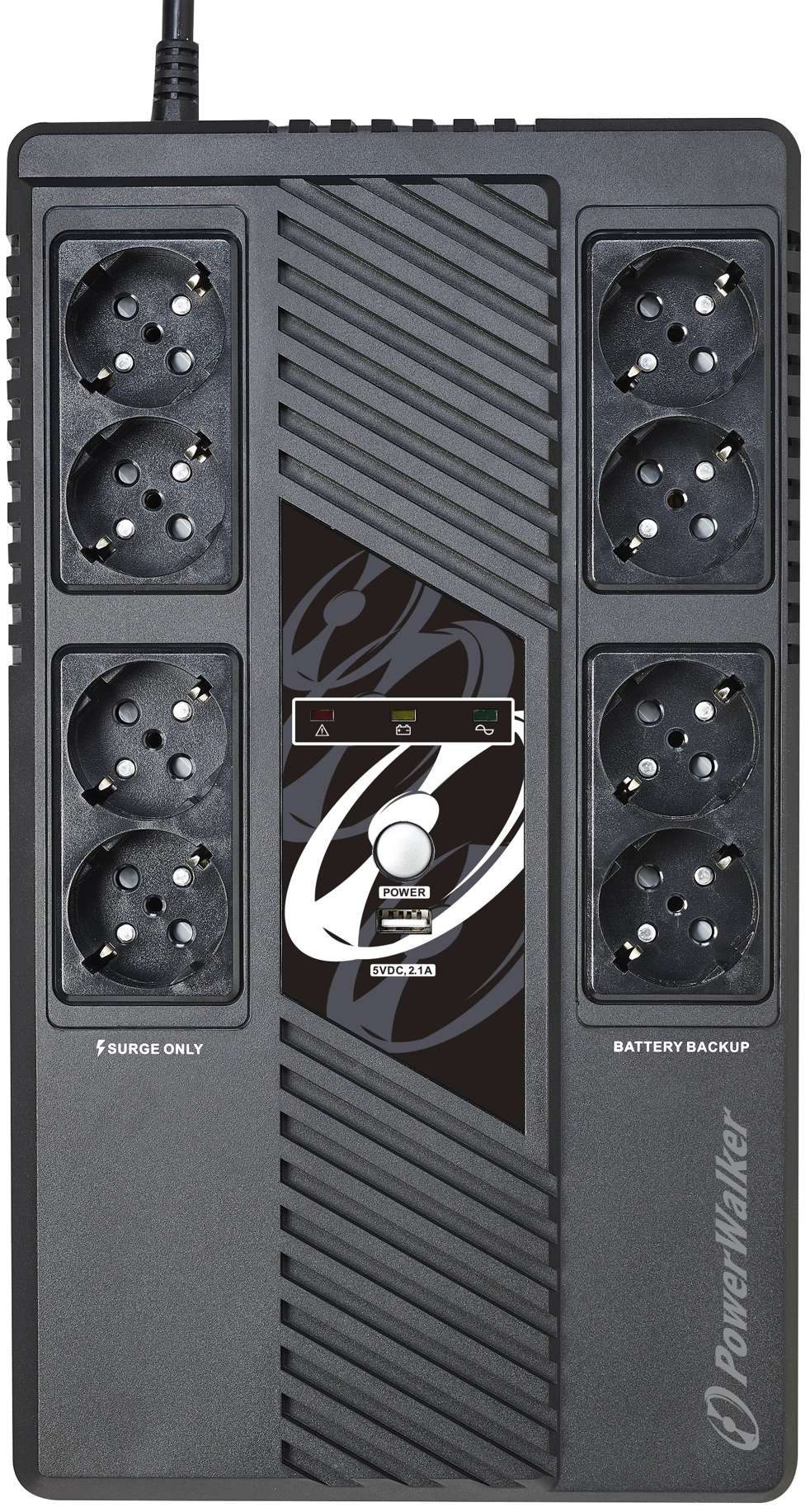 в продажу Джерело безперебійного живлення PowerWalker VI 1000 MS (10121162) - фото 3