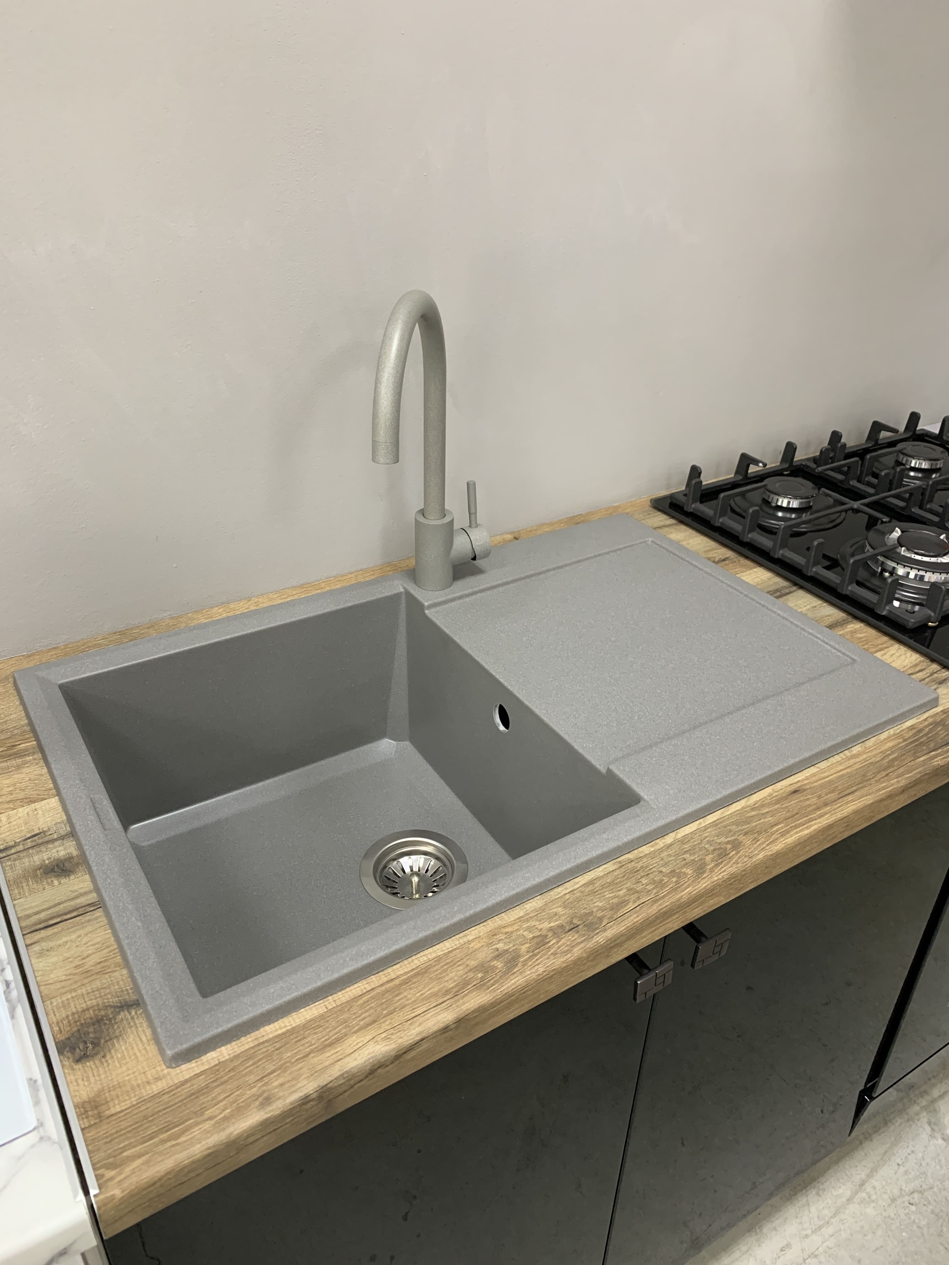 в продаже Кухонная мойка Adamant Horizon 780x495x230мм серый (1824296911504) - фото 3