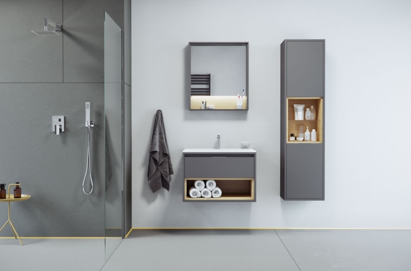 продаємо Excellent Tuto 60 см, сірий/дуб (MLEX.0102.600.GRBL) в Україні - фото 4