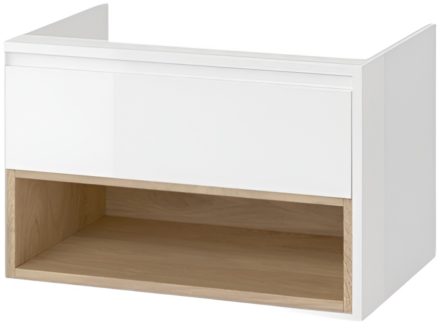 Excellent Tuto 60 см, белый глянец/дуб (MLEX.0101.600.WHBL)