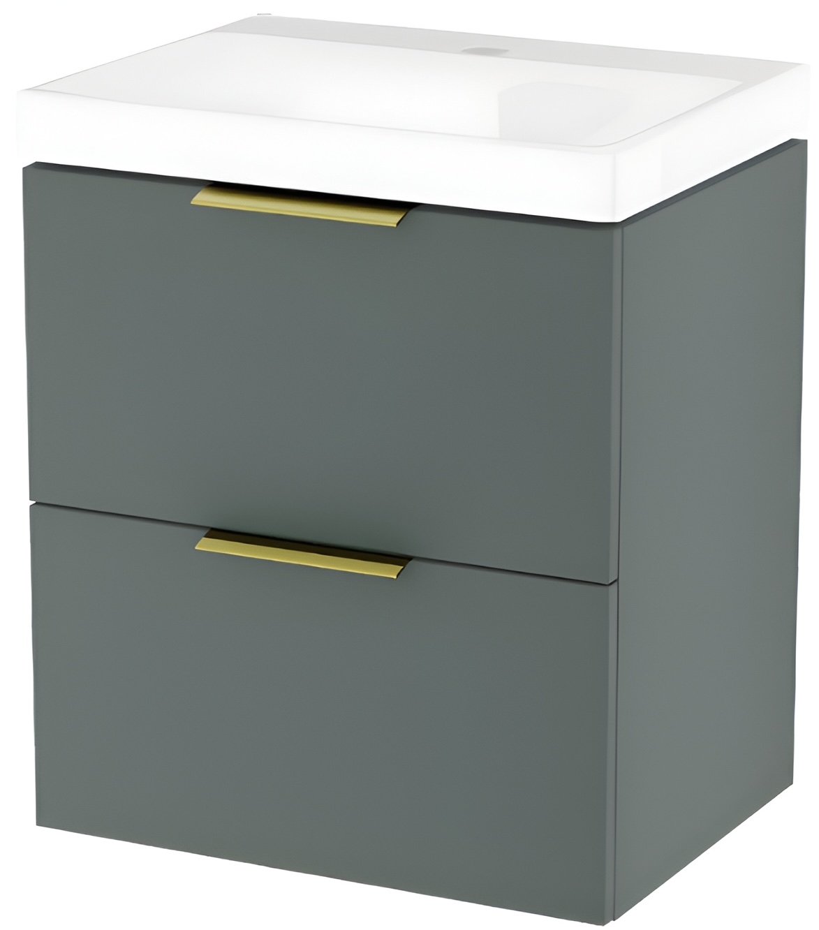 Excellent Blanko 49 см шалфей матовый, ручки золото (MLEX.6317.K.490.GNGL)