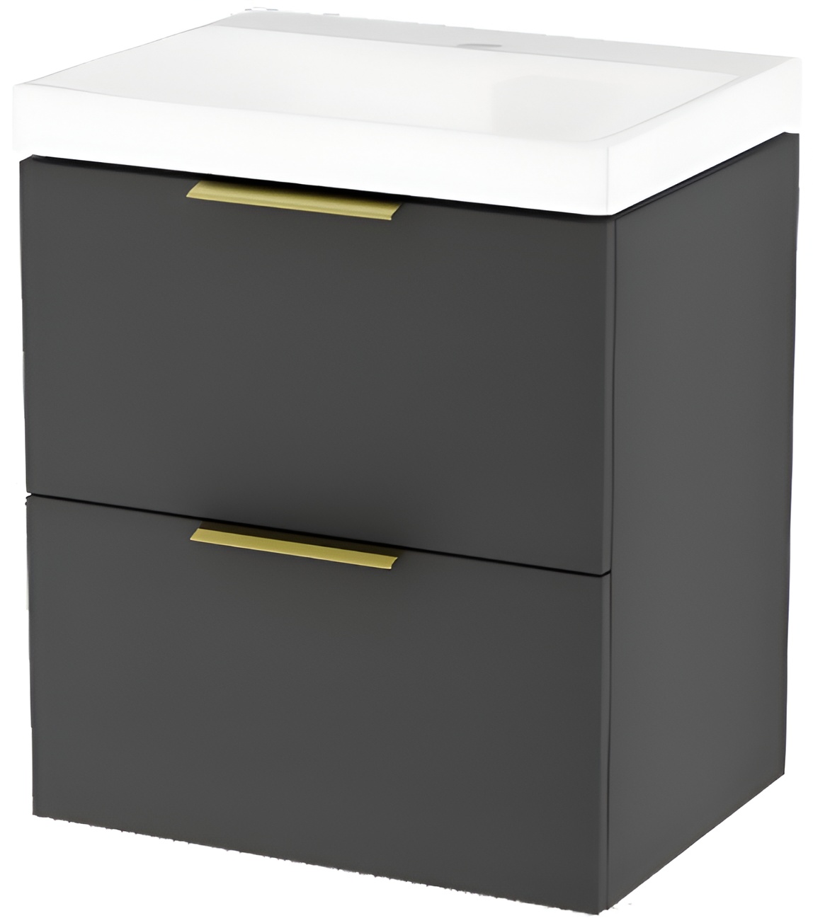 Excellent Blanko 49 см черная, ручки глянцевое золото (MLEX.6317.K.490.BLGL)