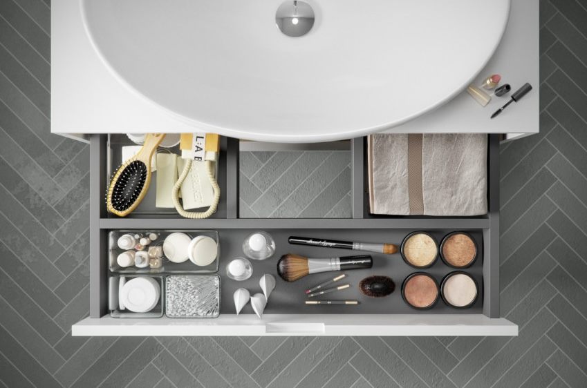 Тумба Excellent Tuto 80 см, серый/дуб (MLEX.0102.800.GRBL) цена 39536 грн - фотография 2