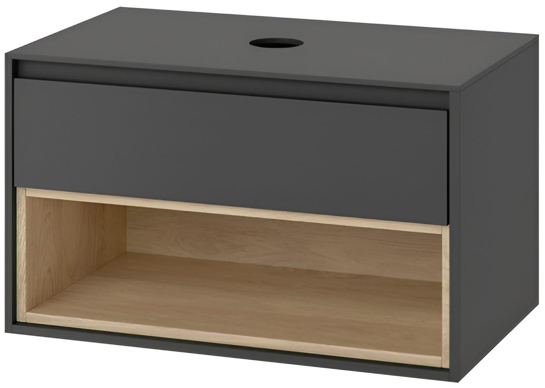 Excellent Tuto 80 см, серый/дуб (MLEX.0102.800.GRBL)