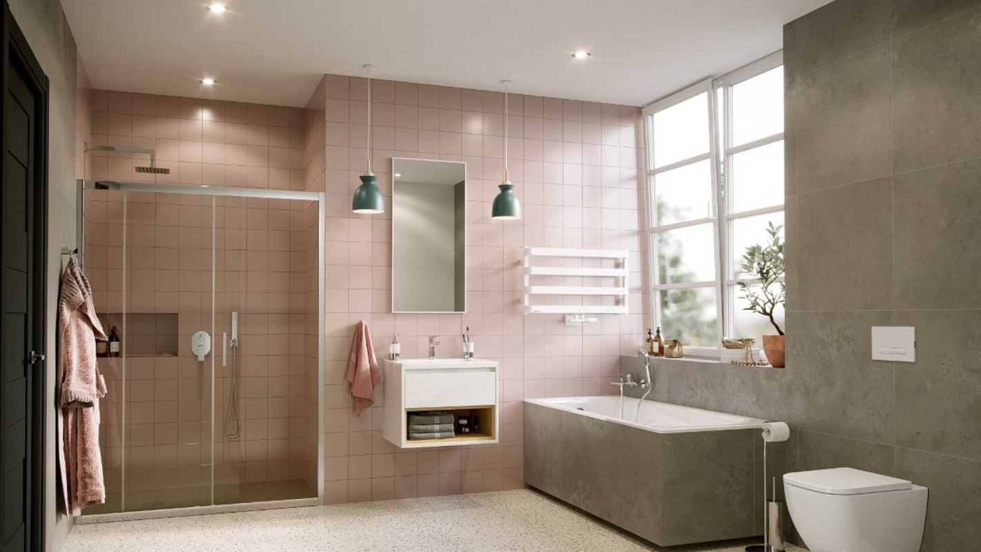 Тумба с умывальником Excellent Tuto 60 см, белый глянец/дуб (MLEX.0101.K.3617.600.WHBL) цена 43064 грн - фотография 2