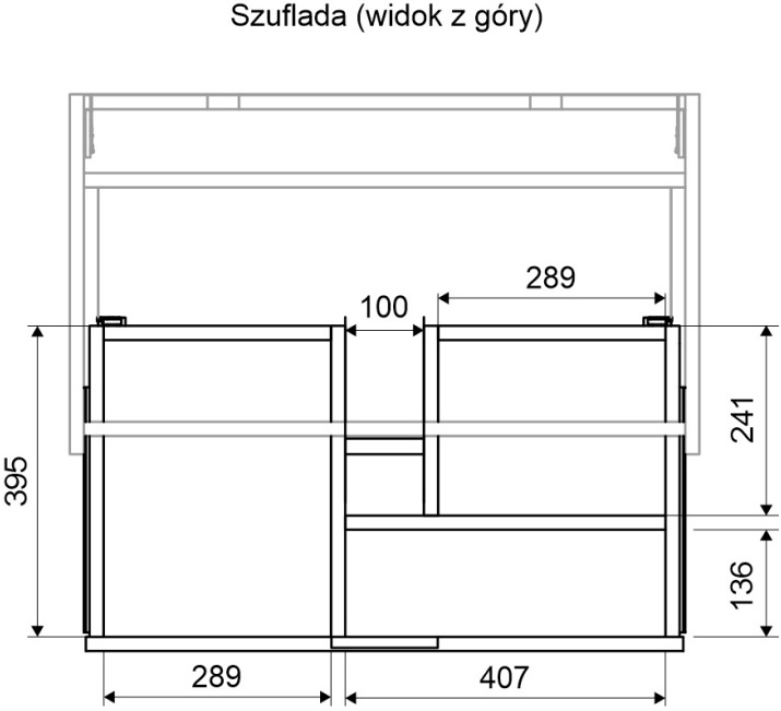 Excellent Tuto 80 см, серый/дуб (MLEX.0101.K.3617.800.GRBL) Габаритные размеры