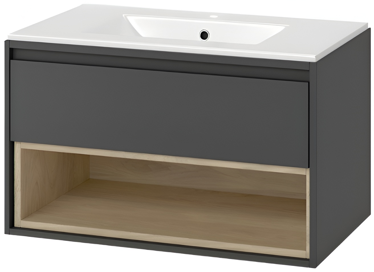 Excellent Tuto 80 см, серый/дуб (MLEX.0101.K.3617.800.GRBL)