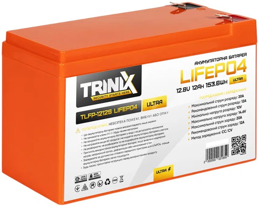 в продаже Аккумуляторная батарея Trinix TLFP-1212S Ultra (44-00091) - фото 3