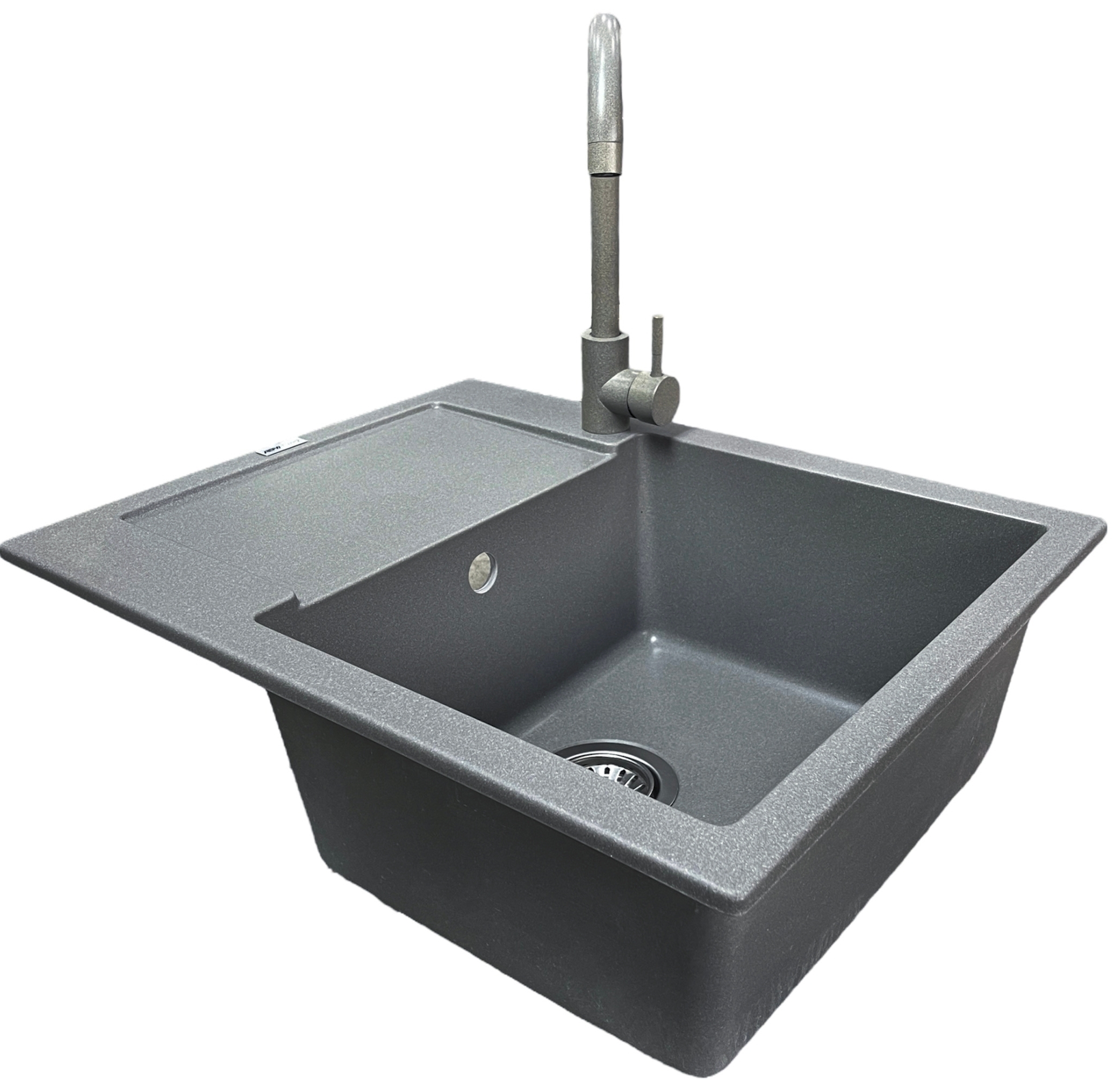 Кухонна мийка Adamant Minimal 615x495x200мм сірий (1824296912304)