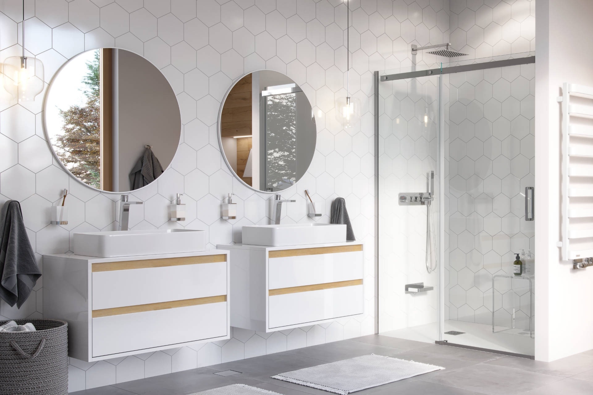 в продаже Тумба Excellent Tuto 60 см, белый глянец/дуб (MLEX.0104.600.WHBL) - фото 3