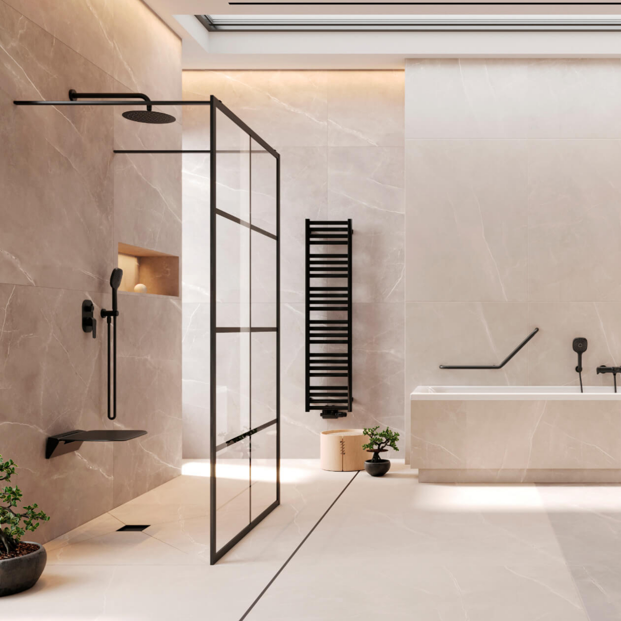 в продаже Душевая перегородка Excellent WALK IN 1200x2000 черная (KAEX.4006.1200.LP) - фото 3