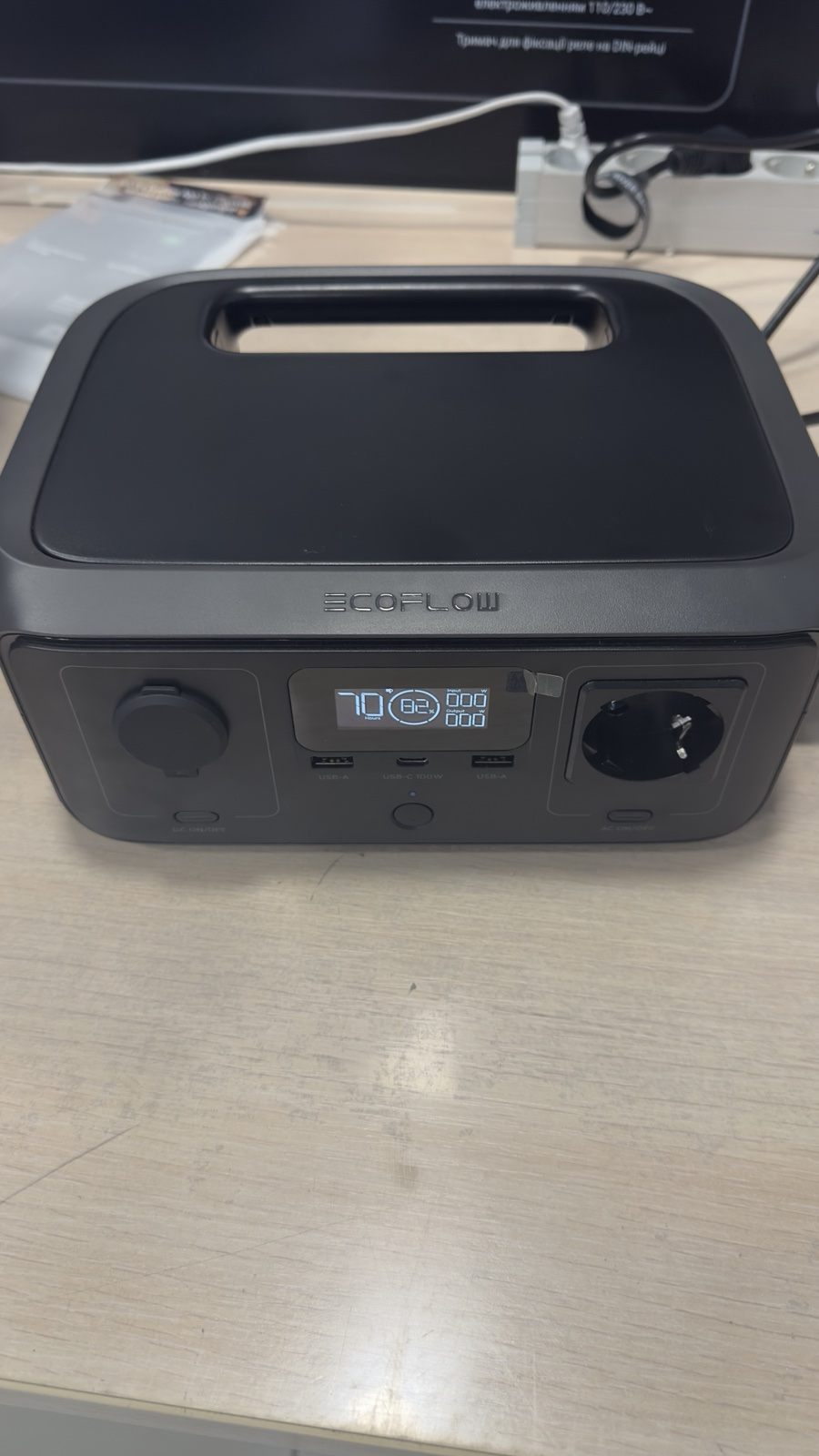 Портативная зарядная станция EcoFlow River 3 UPS уценка цена 9850 грн - фотография 2