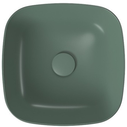 Раковина Cersanit Larga 38 Green (K677-061/CCWT1001546401) цена 6139 грн - фотография 2