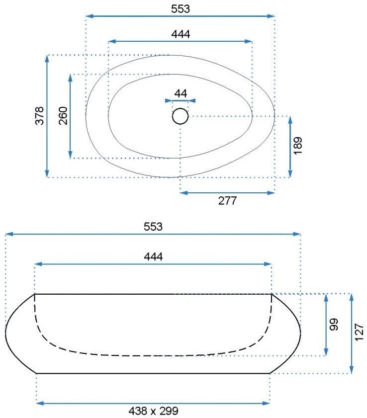 Rea Amanda (REA-U0493) Габаритні розміри