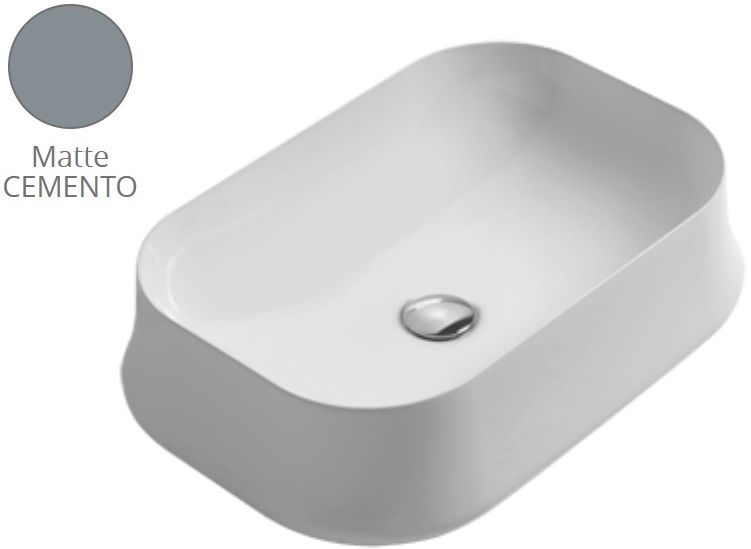 Раковина Simas SH 08 Sharp Cemento matt (SH08CM)