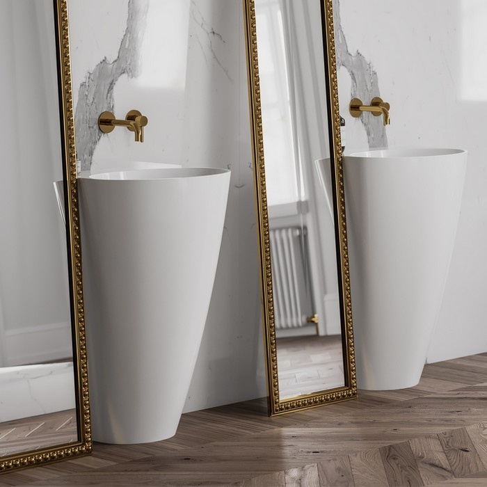 Раковина Omnires Siena 43x55 white (SIENAUWBP) цена 33411 грн - фотография 2