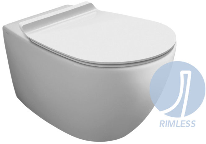 Унітаз підвісний Simas Vignoni Rimless VI 18 F85 (VI18WM/F85)