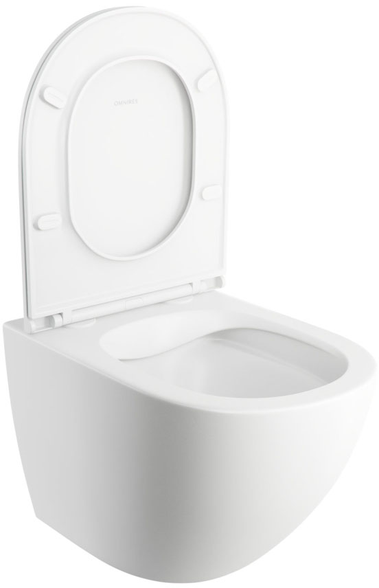 в продаже Унитаз подвесной Omnires Ottawa 49x37 Rimless White matt (OTTAWAMWBM) - фото 3
