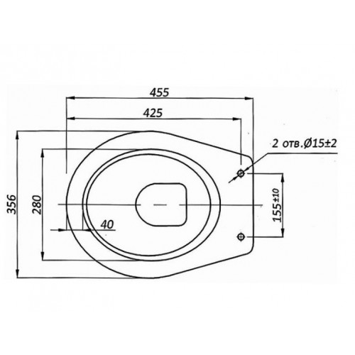 Kolo Idol M1300000U Габаритные размеры