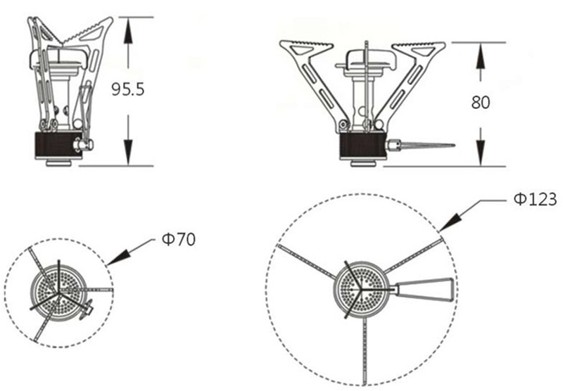 Tramp UTRG-042 Габаритные размеры
