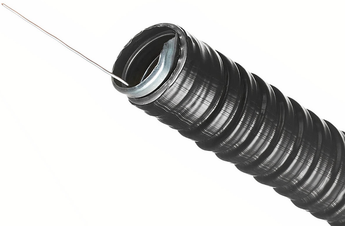 Металлорукав в ПВХ оболочке ДКС Р3-Ц-П-22, D22 мм, 20 м (6196-2022) цена 51 грн - фотография 2