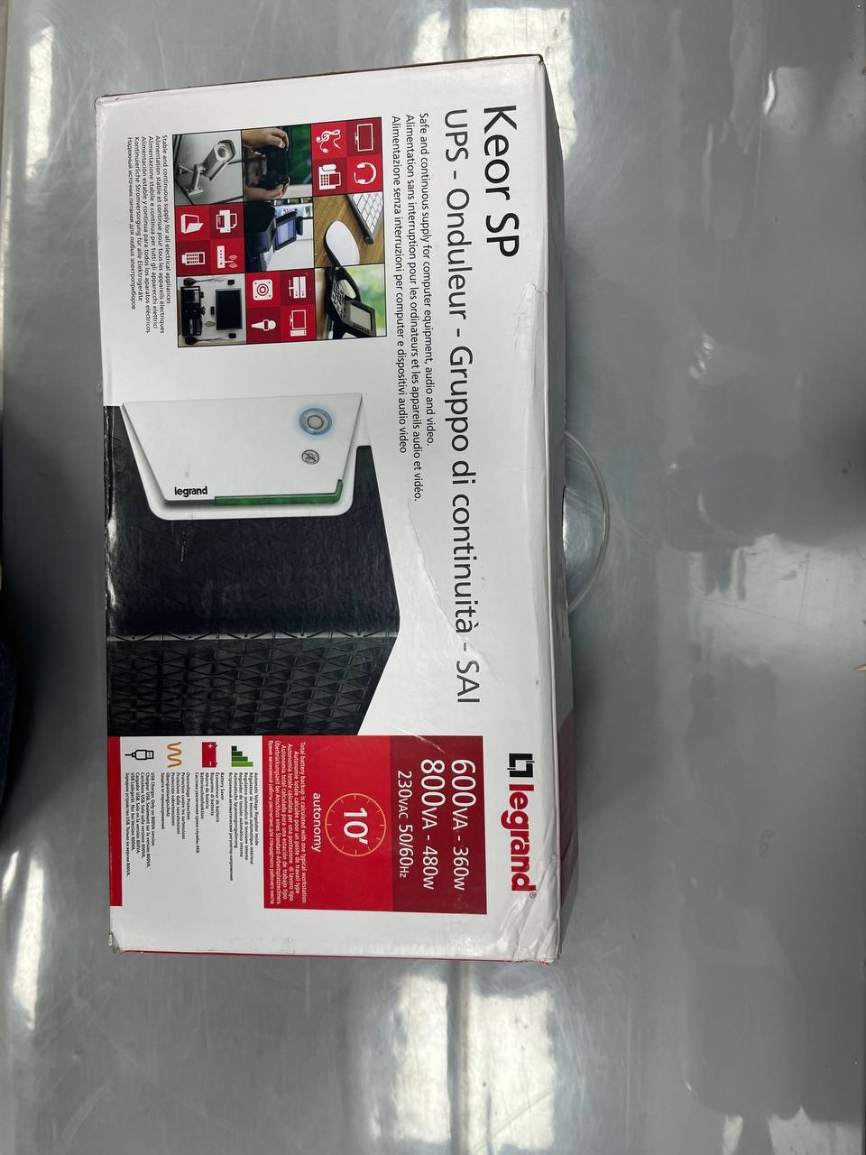 Джерело безперебійного живлення Legrand Keor SP 800ВА/480Вт, 4хС13 уцінка інструкція - зображення 6