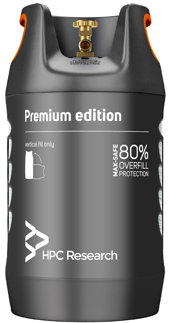 Газовий балон HPC Research 24,5 л з відсікачем (PR08639)