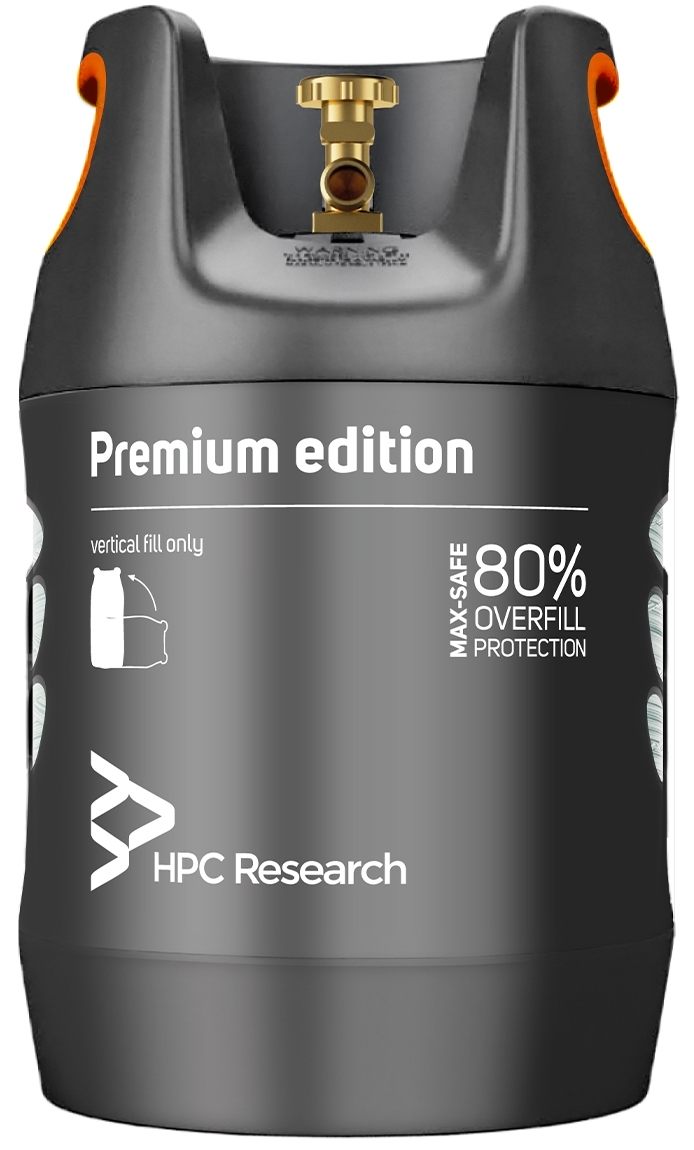 Газовий балон HPC Research 18,2 л з відсікачем (PR08637)