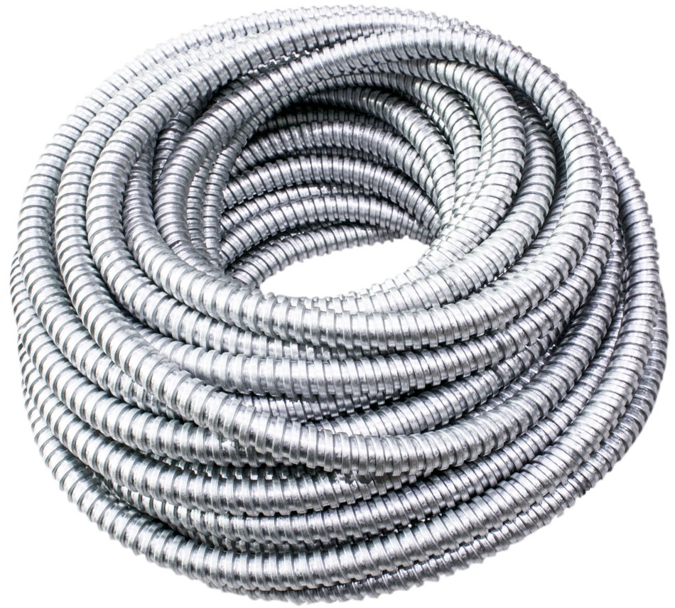 Металорукав з протяжкою ТМ 220 РЗ-ЦХ, D18 мм, 50 м