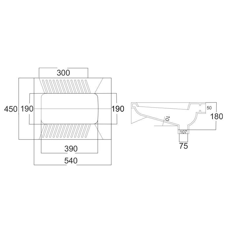 Pearl ARAB PAN-AR-54 Габаритні розміри