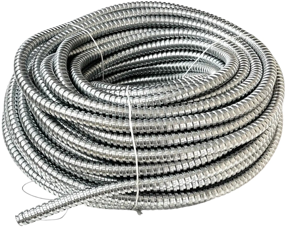 Металлорукав с протяжкой ТМ 220 РЗ-Ц, D26 мм, 25 м