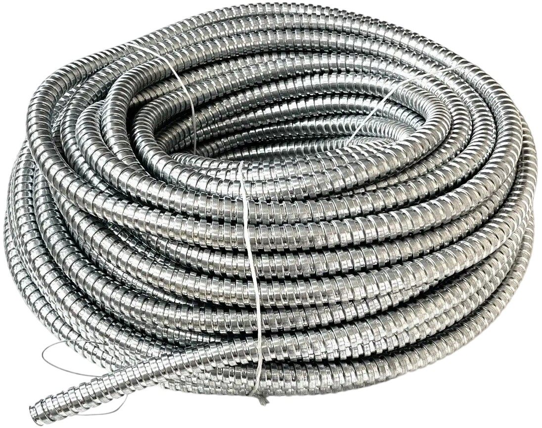 Металлорукав с протяжкой ТМ 220 РЗ-Ц, D32 мм, 25 м