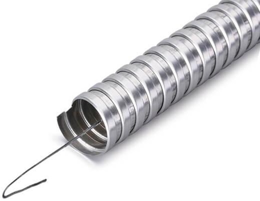 Металлорукав с протяжкой ТМ 220 РЗ-Ц, D40 мм, 25 м цена 43 грн - фотография 2