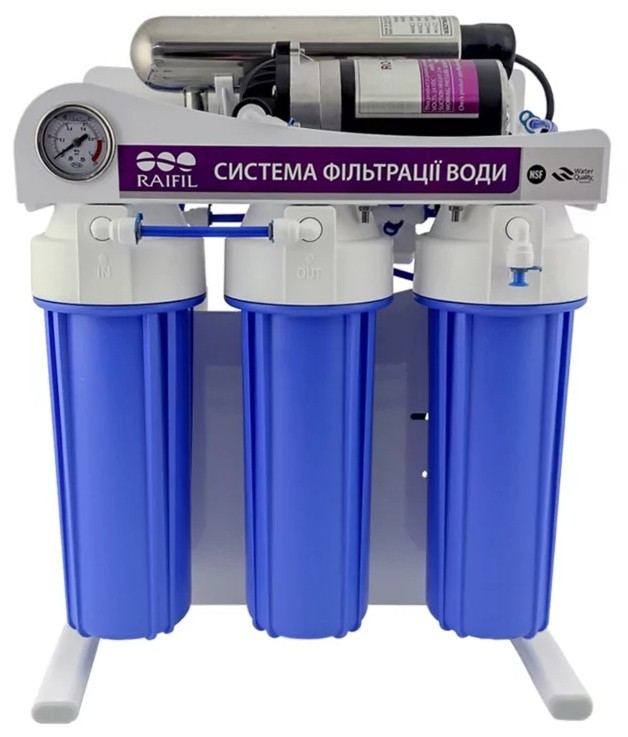 в продаже Фильтр для воды Raifil 75G UV на станине 10" Slim Blue с ультрафиолетом - фото 3