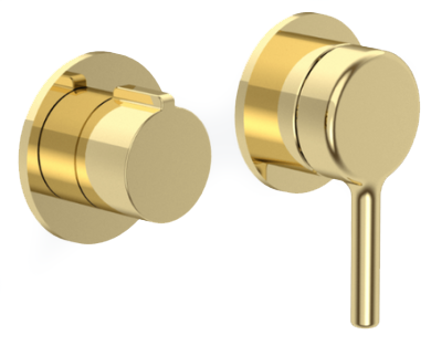 Змішувач для ванни і душу Excellent PI глянцеве золото (AREX.1240GL)