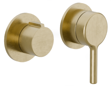 Змішувач для ванни і душу Excellent PI матове золото (AREX.1240GB)