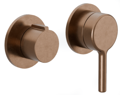 Змішувач для ванни і душу Excellent PI матова мідь (AREX.1240CB)