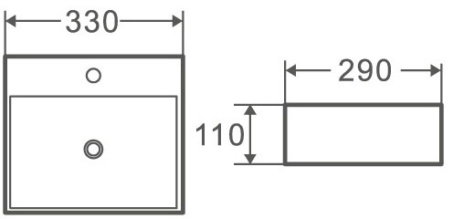 Romstal Mini 33x29x11 см (LT-5012) Габаритные размеры