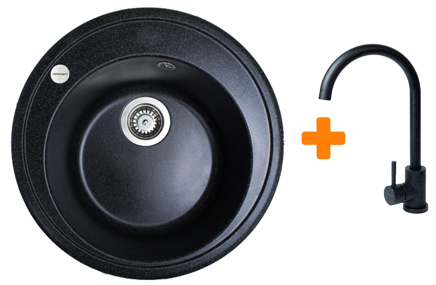 Кухонная мойка Adamant Sun 510x200мм черный (4824296910103) цена 3923 грн - фотография 2