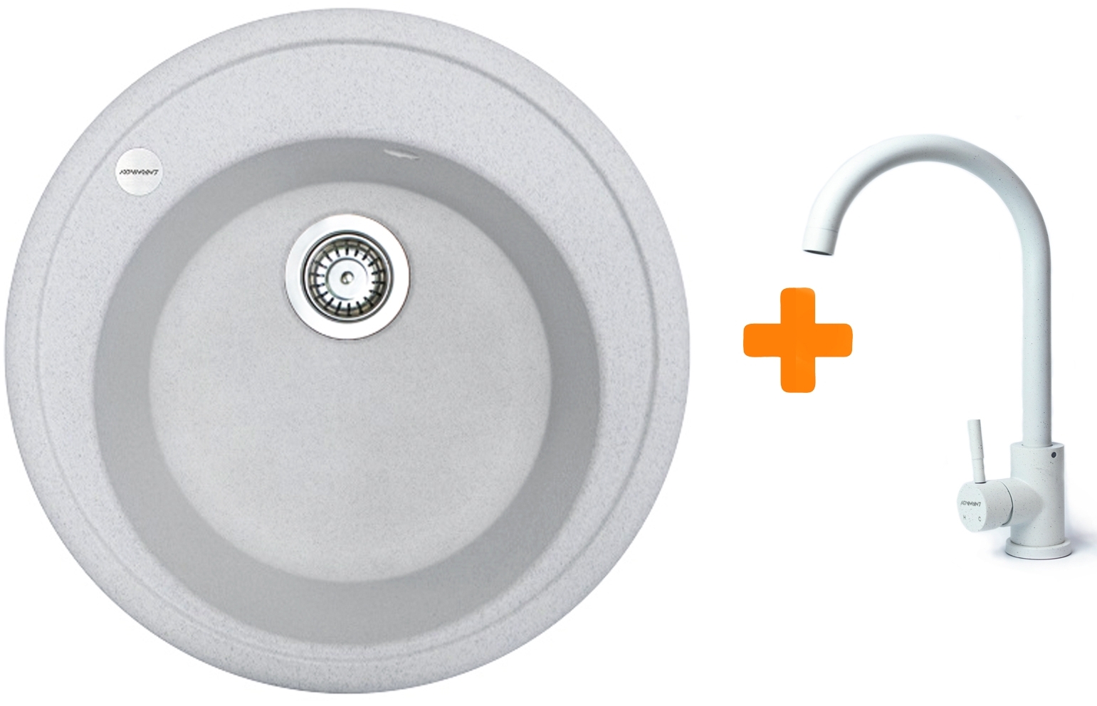 Кухонная мойка Adamant Sun 510x200мм old stone (4824296910110) цена 3923 грн - фотография 2